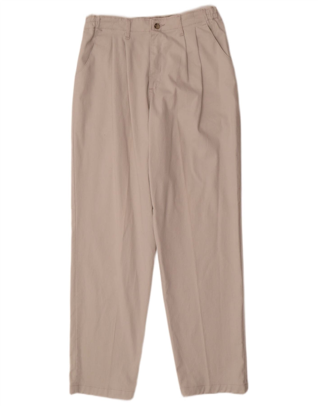Lee Womens Tapered Casual Trousers US 12 Large W32 L32 Beige Cotton