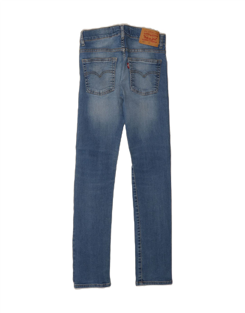 LEVI'S Girls 510 Skinny Jeans 11-12 Years W26 L29 Blue Cotton Vintage Levi's and Second-Hand Levi's from Messina Hembry 