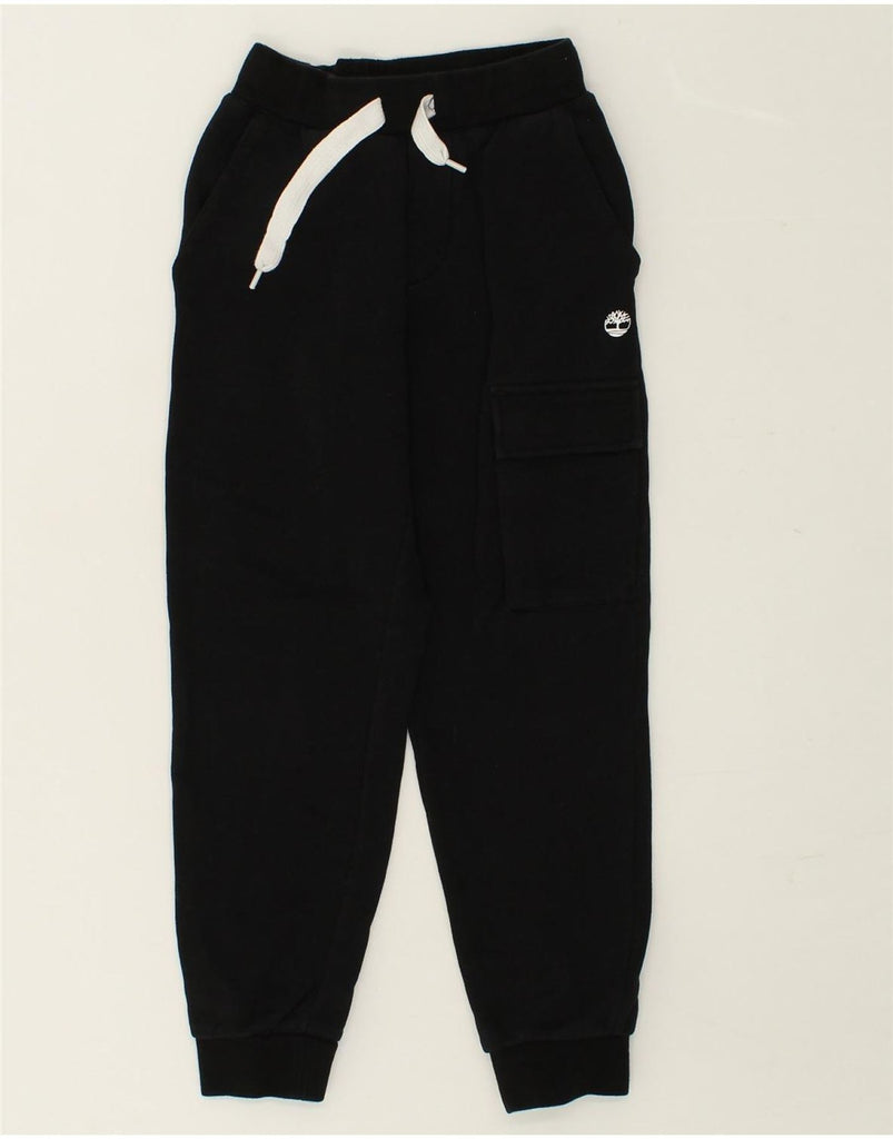 TIMBERLAND Boys Tracksuit Trousers Joggers 9-10 Years Black Cotton | Vintage Timberland | Thrift | Second-Hand Timberland | Used Clothing | Messina Hembry 