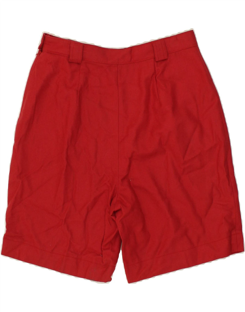 VINTAGE Womens High Waist Chino Shorts IT 48 XL W30 Red Vintage Vintage and Second-Hand Vintage from Messina Hembry 