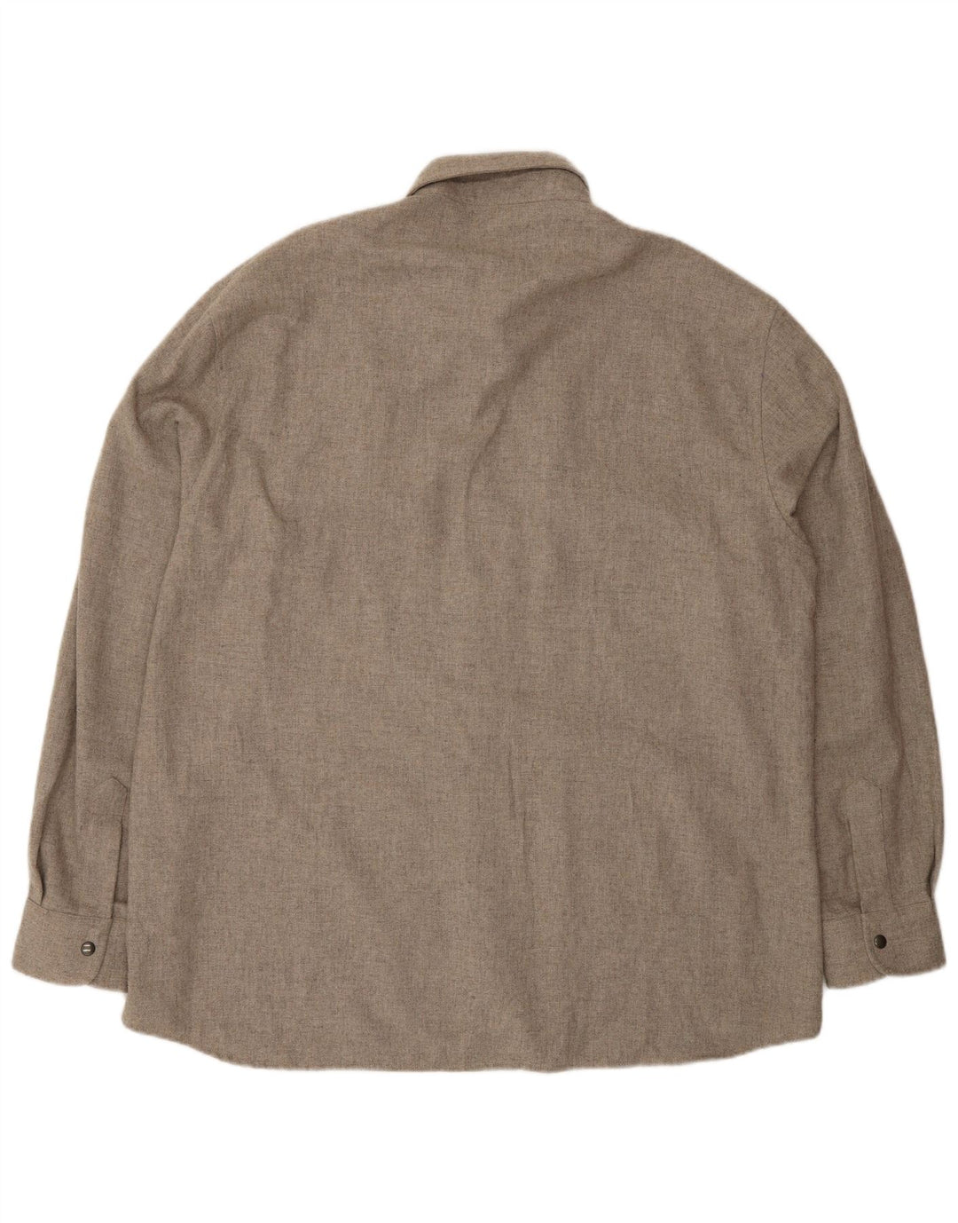 VINTAGE Mens Overshirt Shirt XL Brown