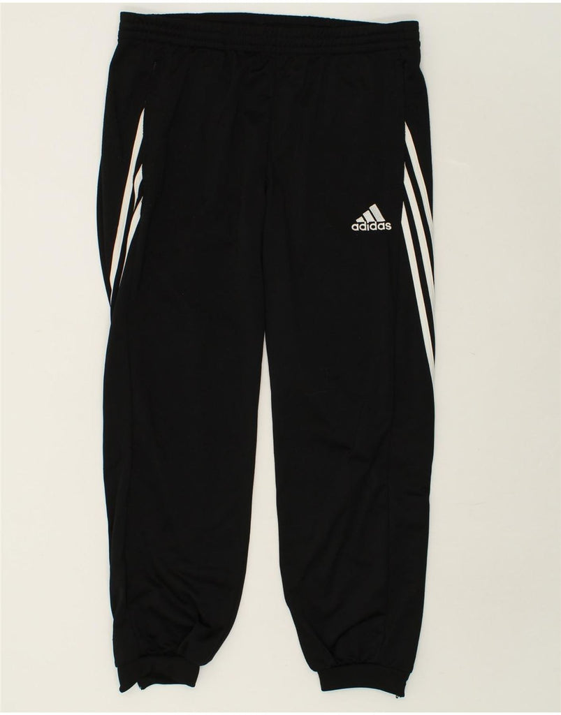 ADIDAS Mens Tracksuit Trousers Joggers Large Black Polyester | Vintage Adidas | Thrift | Second-Hand Adidas | Used Clothing | Messina Hembry 