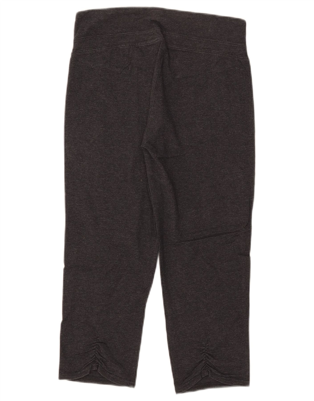 Puma Womens Capri Leggings UK 12 Medium Grey Cotton