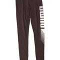 Puma Womens Graphic Leggings UK 10 Small Grey Cotton