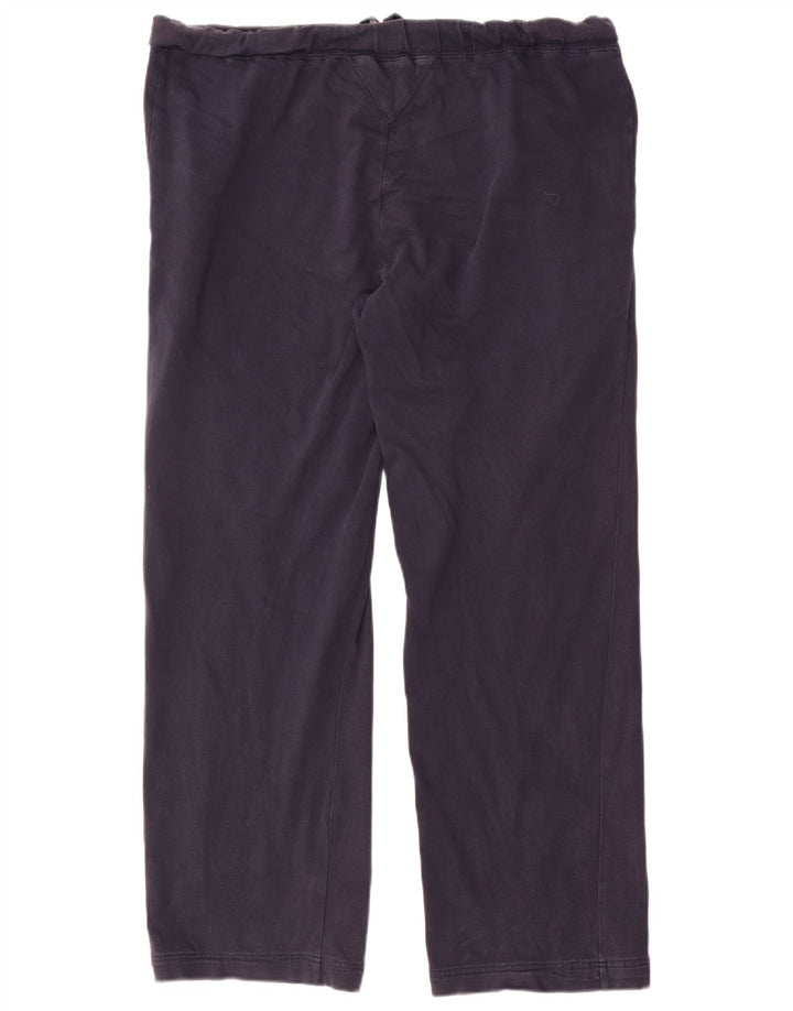 Nike Mens Tracksuit Trousers Large Navy Blue Cotton