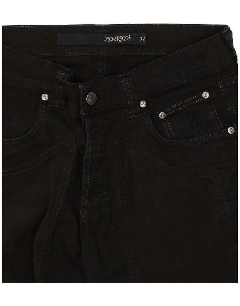 JECKERSON Womens Slim Jeans W32 L34 Black Cotton Vintage Jeckerson and Second-Hand Jeckerson from Messina Hembry 