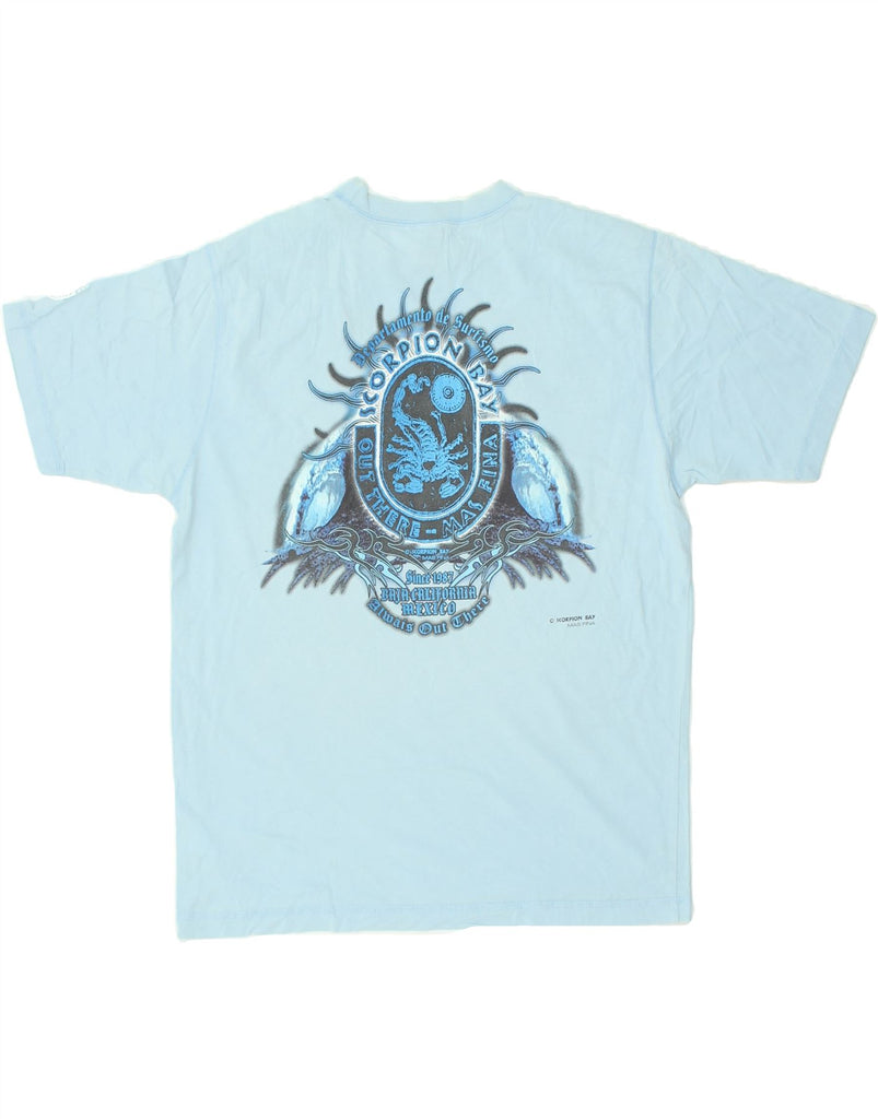 SCORPION BAY Mens Graphic T-Shirt Top Large Blue Cotton | Vintage Scorpion Bay | Thrift | Second-Hand Scorpion Bay | Used Clothing | Messina Hembry 