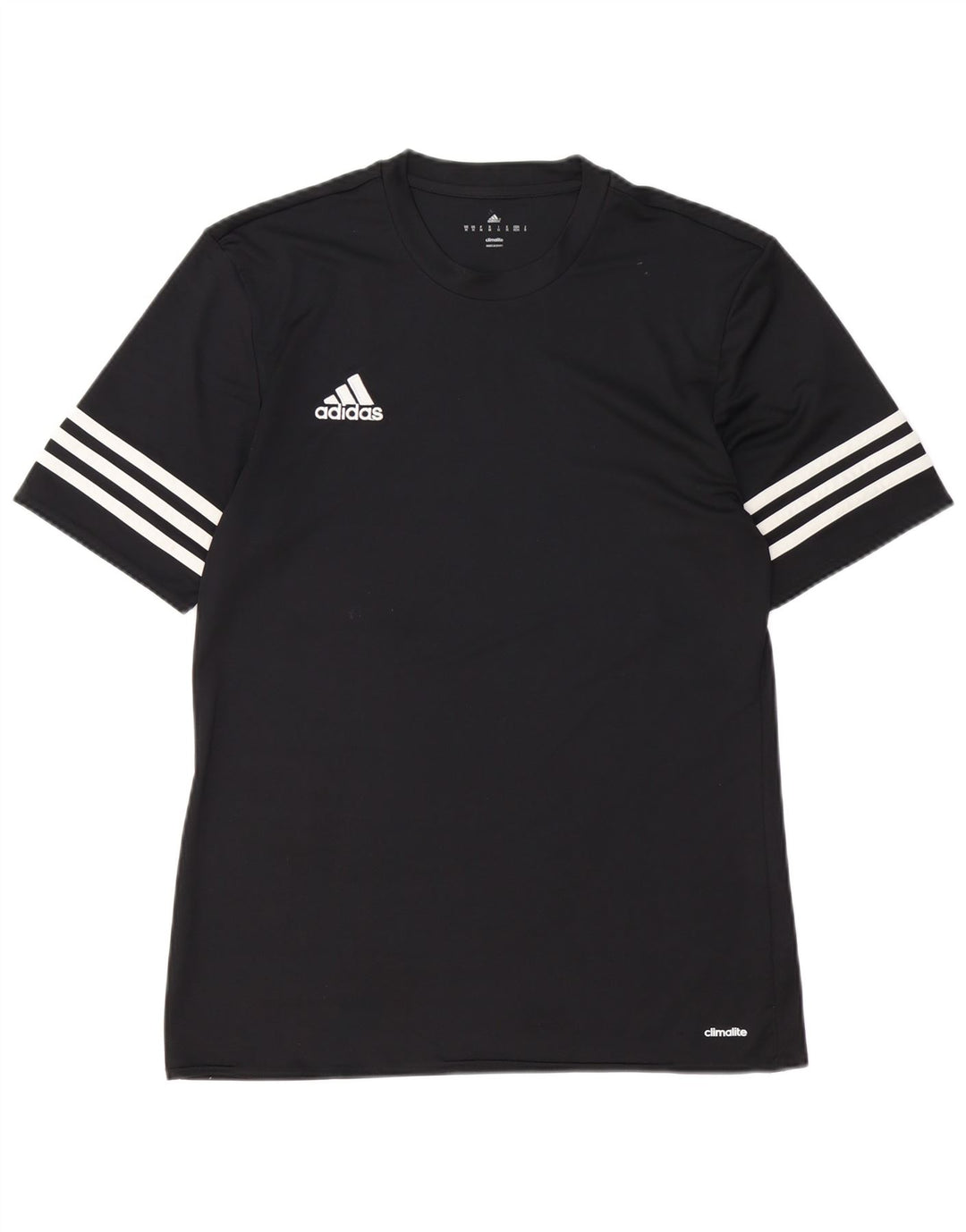 Adidas Mens Climalite T-Shirt Top Medium Black Polyester