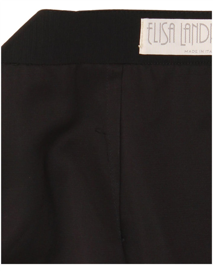 ELISA LANDRI Womens Maxi Skirt W30 Medium  Black