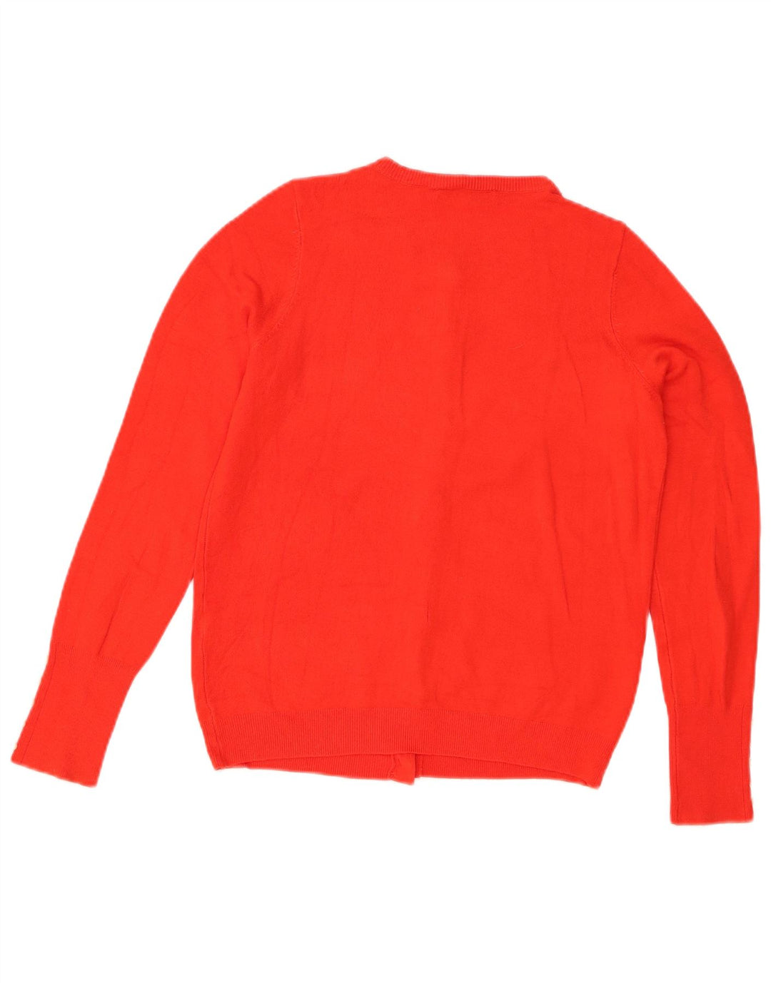Zara Womens Cardigan Sweater UK 12 Medium Red Viscose