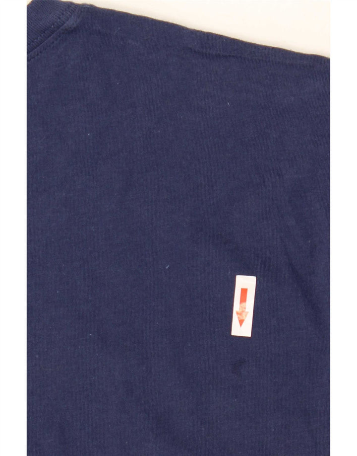 Nike Mens Graphic T-Shirt Top Medium Navy Blue Cotton