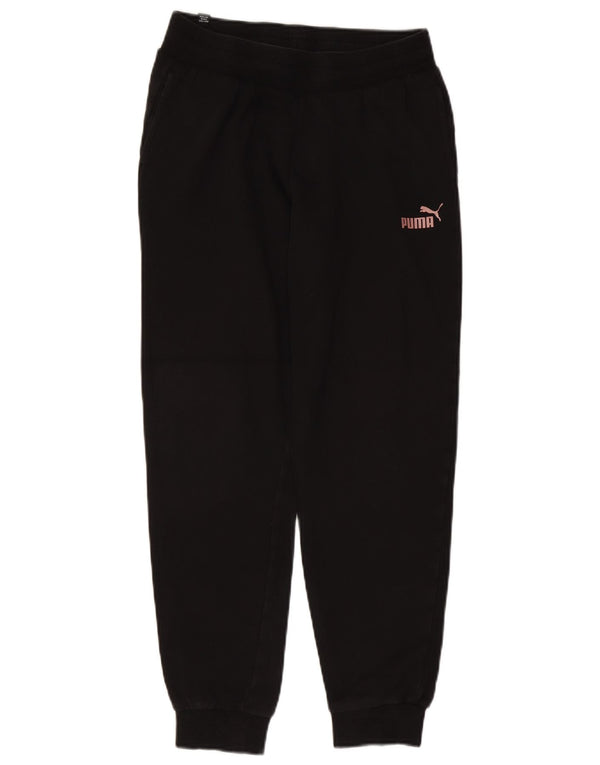 Puma Womens Tracksuit Trousers Joggers UK 8 Small Black