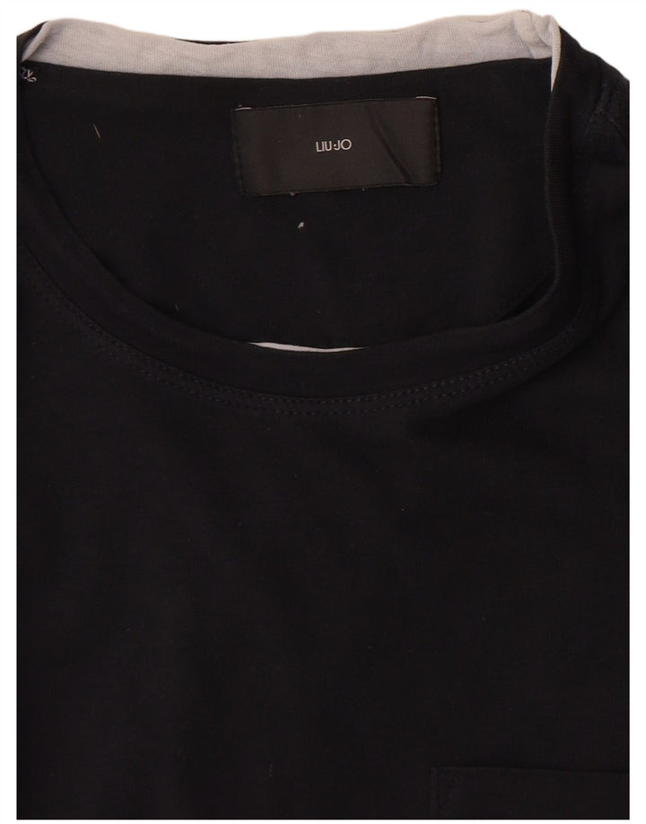 Liu Jo Mens T-Shirt Top Medium Black