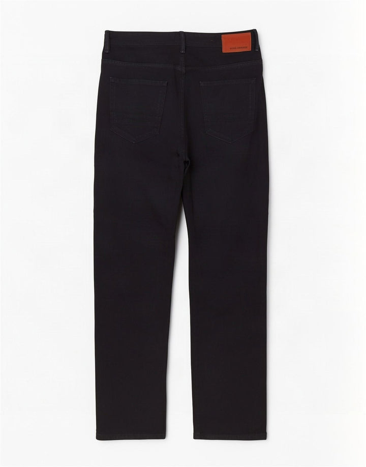 Hugo Boss Mens Straight Jeans W32 L30 Navy Blue Cotton