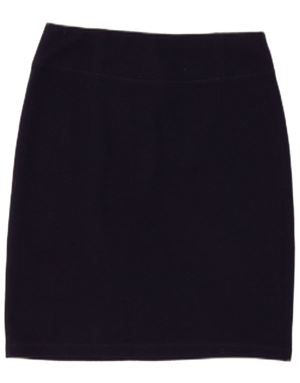 White Stuff Womens Straight Skirt UK 14 Large W36 Navy Blue Polyester