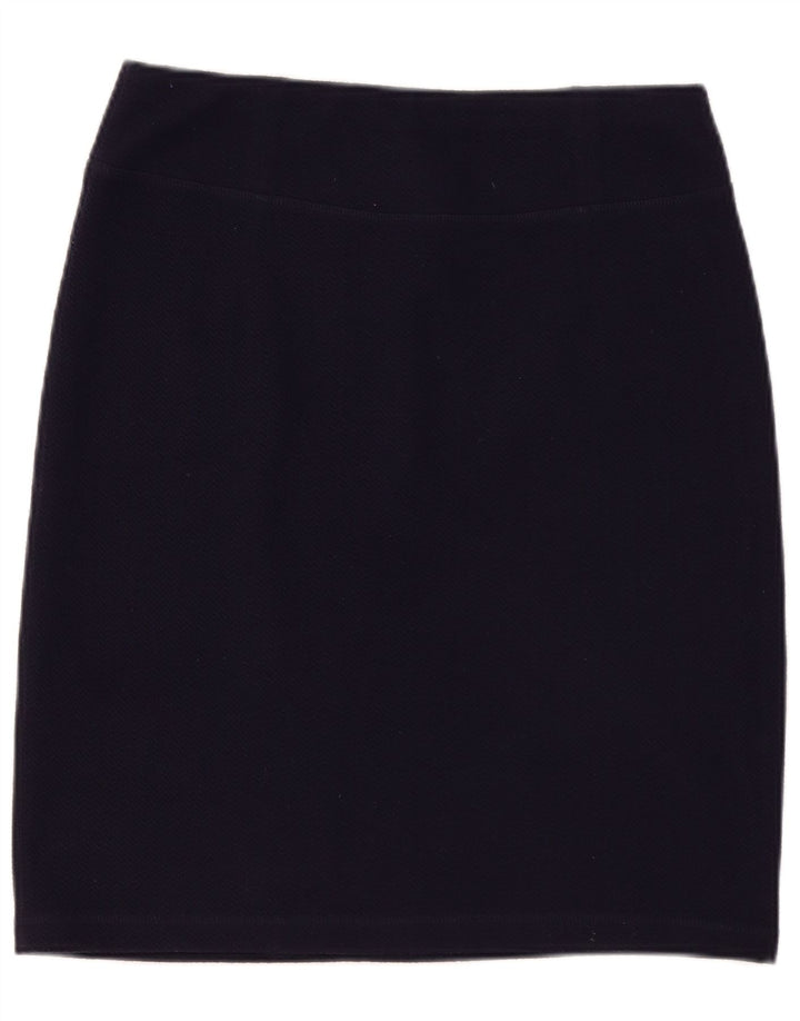 White Stuff Womens Straight Skirt UK 14 Large W36 Navy Blue Polyester