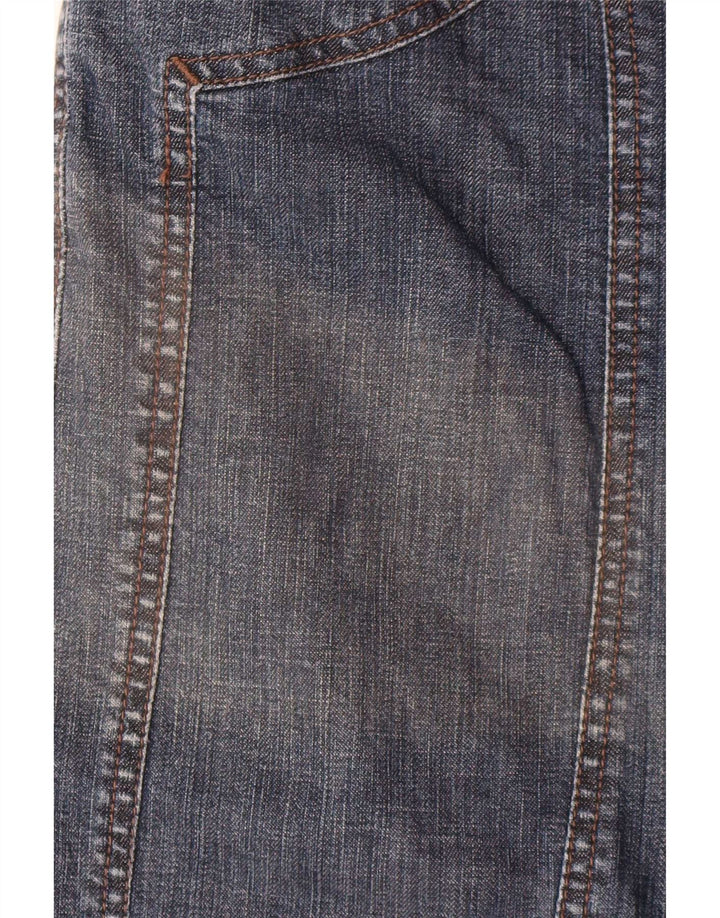Jeckerson Womens Bermuda Denim Shorts W27 Small Blue Cotton