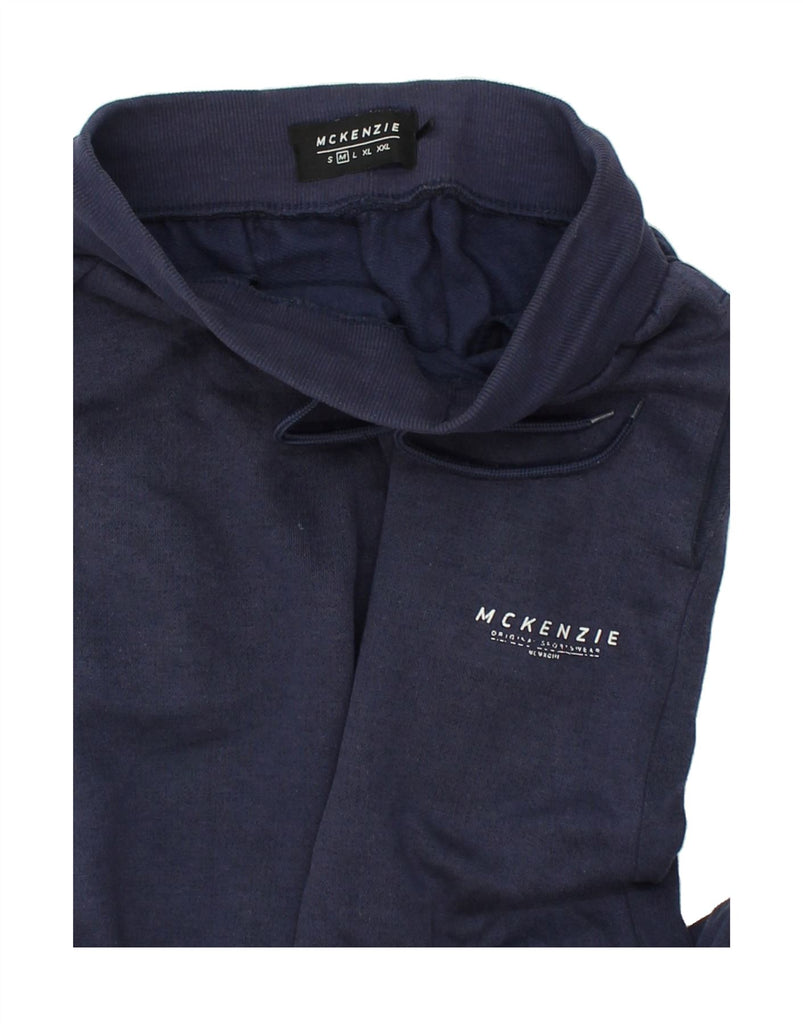 MCKENZIE Mens Tracksuit Trousers Joggers Medium Navy Blue | Vintage Mckenzie | Thrift | Second-Hand Mckenzie | Used Clothing | Messina Hembry 