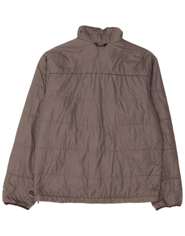 Columbia Mens Omni-Heat Padded Jacket UK 40 Large Grey Nylon