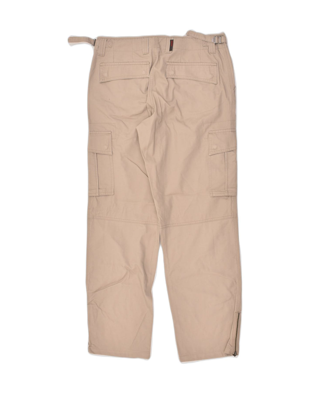 INVICTA Womens Straight Cargo Trousers IT 46 Large W31 L29 Beige Cotton | Vintage Invicta | Thrift | Second-Hand Invicta | Used Clothing | Messina Hembry 