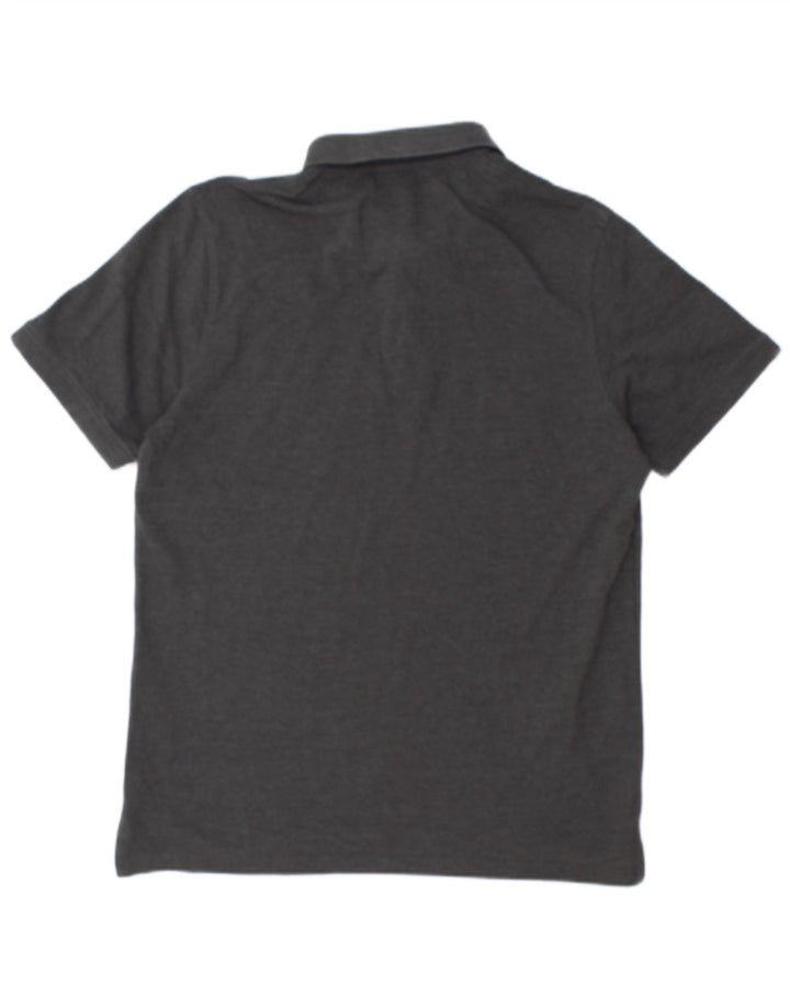 Jack & Jones Mens Polo Shirt Large Grey Cotton