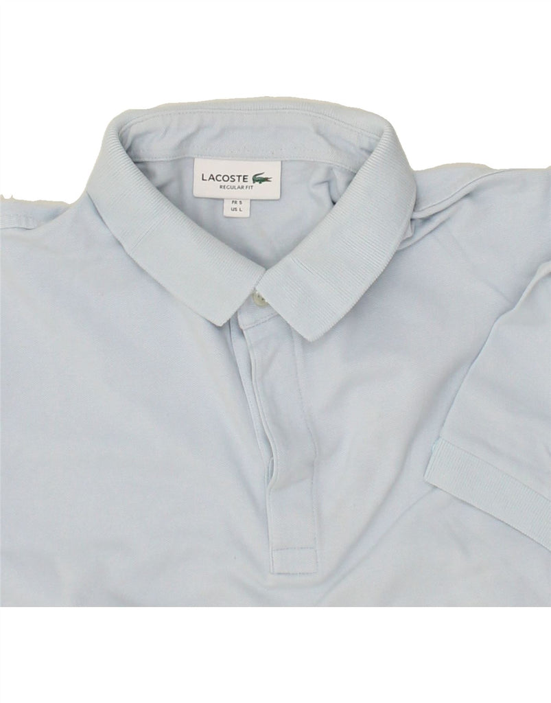 LACOSTE Mens Polo Shirt Size 5 Large Blue Cotton Vintage Lacoste and Second-Hand Lacoste from Messina Hembry 