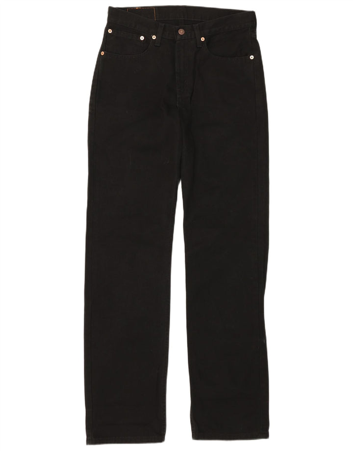 Levi's Mens 751 Straight Jeans W31 L34 Black Cotton