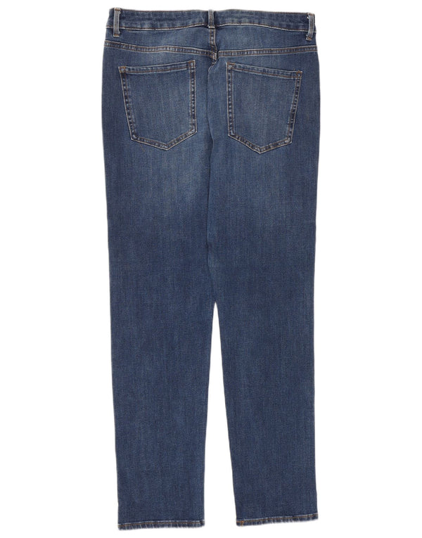Marks & Spencer Womens Slim Jeans UK 14 Large W32 L27 Blue Cotton