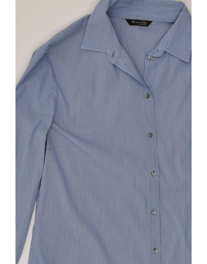 MASSIMO DUTTI Mens Shirt Size 40 Medium Blue Cotton | Vintage Massimo Dutti | Thrift | Second-Hand Massimo Dutti | Used Clothing | Messina Hembry 