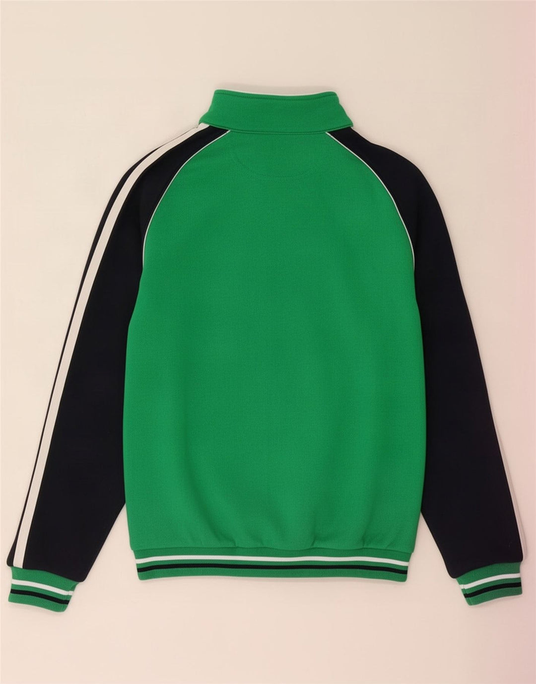 Champion Boys Tracksuit Top Jacket 11-12 Years Large Green Colourblock