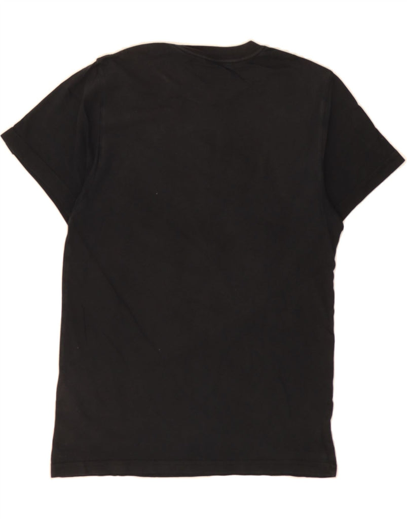 VANS Mens Custom Fit Graphic T-Shirt Top Small Black Cotton Vintage Vans and Second-Hand Vans from Messina Hembry 