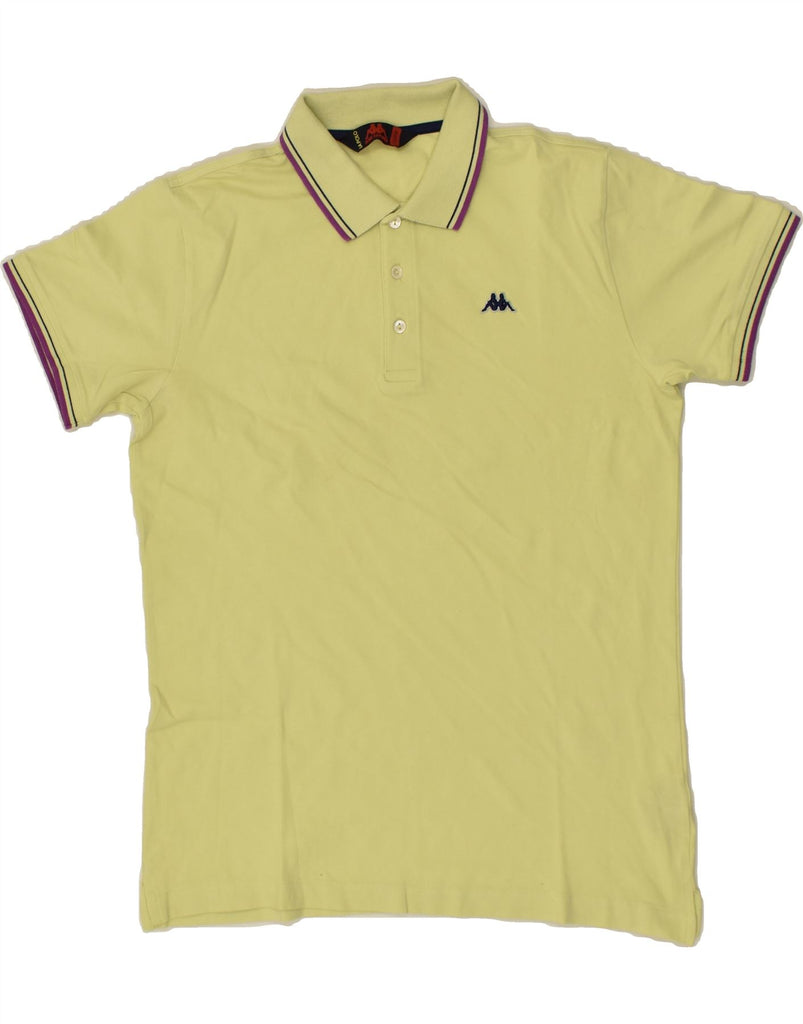 KAPPA Mens Polo Shirt XL Yellow Cotton | Vintage Kappa | Thrift | Second-Hand Kappa | Used Clothing | Messina Hembry 