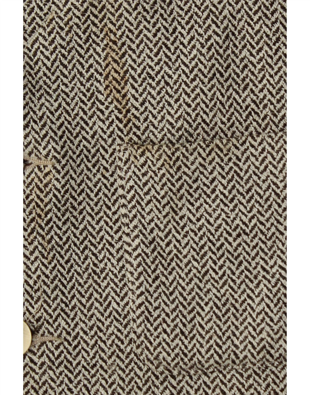 Ted Baker Mens Regular Regular Fit Waistcoat Size 4 Large Grey Herringbone