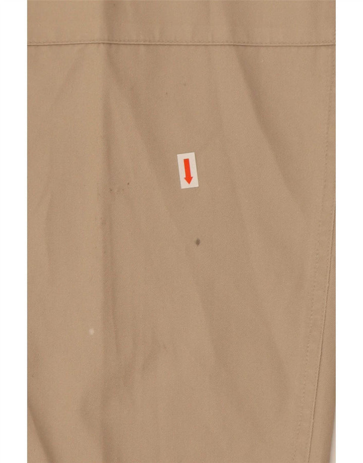 Vintage Mens Straight Cargo Trousers W36 L29 Beige