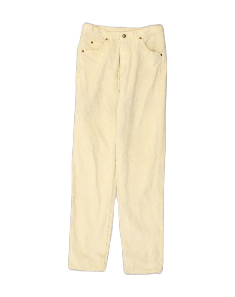 RIFLE Womens Slim Corduroy Trousers W32 L34 Yellow Cotton | Vintage Rifle | Thrift | Second-Hand Rifle | Used Clothing | Messina Hembry 