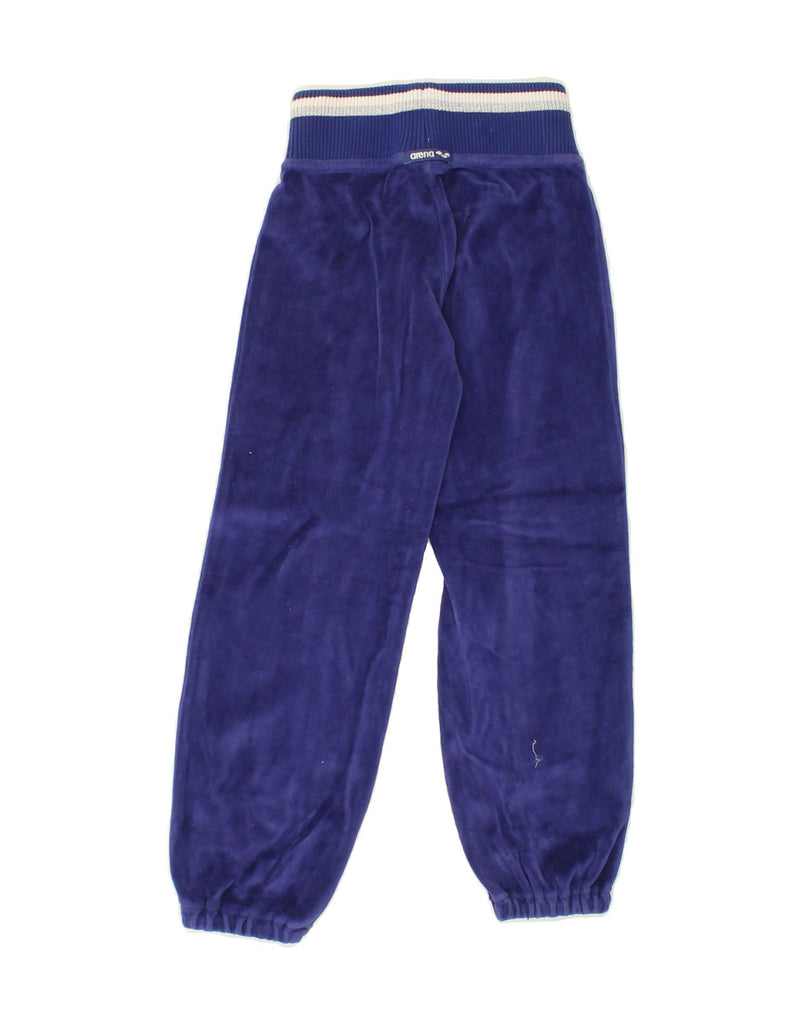 ARENA Girls Tracksuit Trousers Joggers 5-6 Years Blue Cotton Vintage Arena and Second-Hand Arena from Messina Hembry 