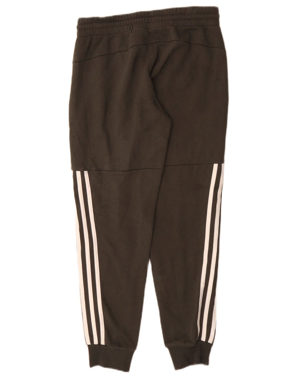 Adidas Womens Tracksuit Trousers Joggers UK 4/6 XS Khaki Cotton
