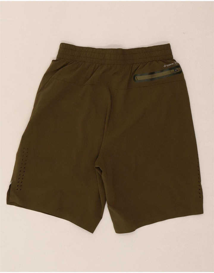 RUSSELL ATHLETIC Mens Sport Shorts UK 28/30 Small  Khaki Polyester Vintage Russell Athletic and Second-Hand Russell Athletic from Messina Hembry 