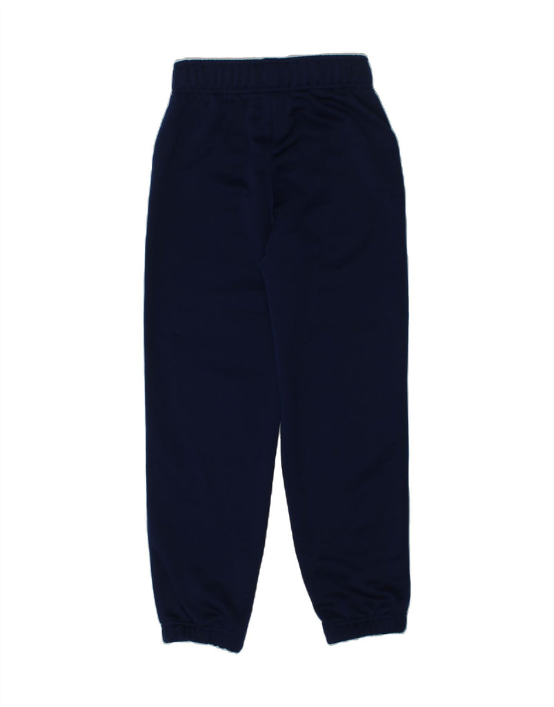 NIKE Boys Graphic Tracksuit Trousers Joggers 8-9 Years Small Navy Blue | Vintage Nike | Thrift | Second-Hand Nike | Used Clothing | Messina Hembry 