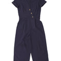 OASIS Womens Jumpsuit UK 8 Small  Navy Blue Polyester
