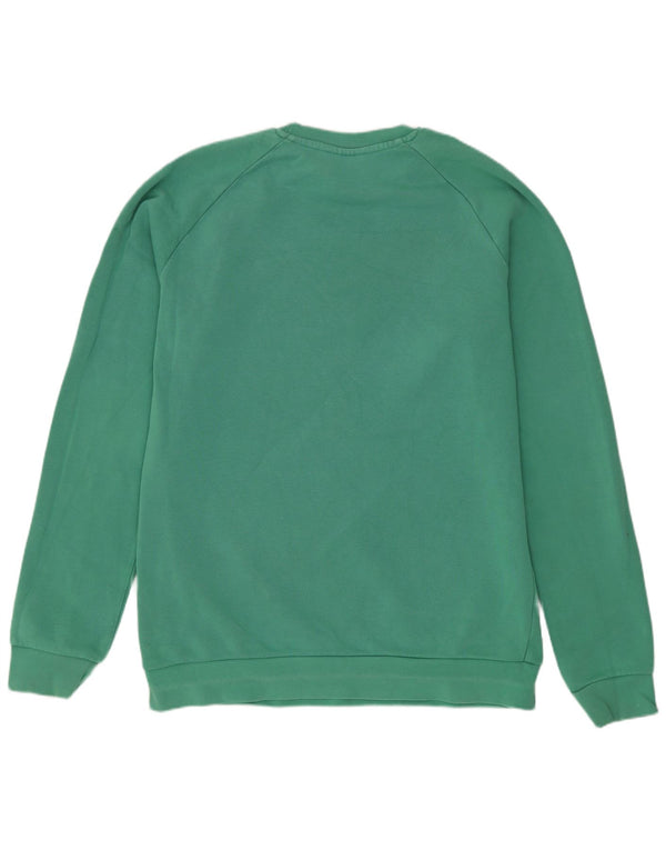 Adidas Mens Sweatshirt Jumper Large Green Cotton