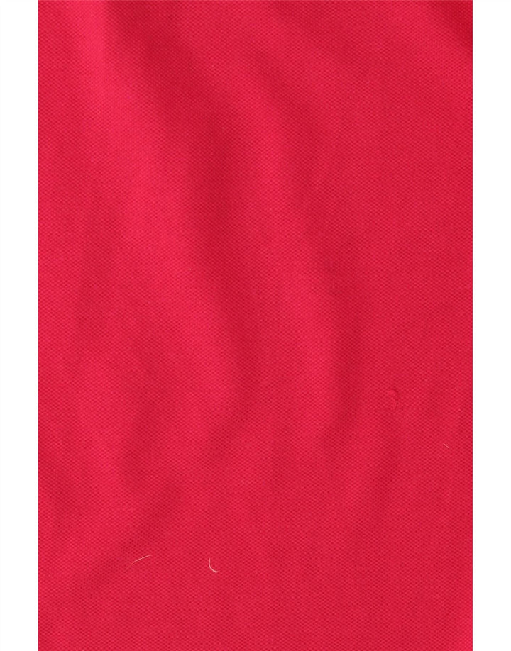 Lacoste Womens Polo Shirt Size 36 Small Red Cotton