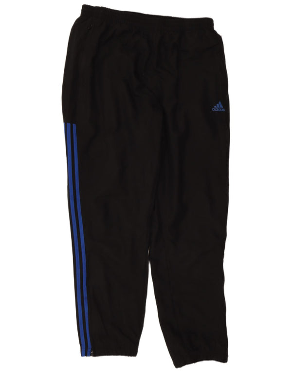 Adidas Mens Tracksuit Trousers Large Black Polyester Sports