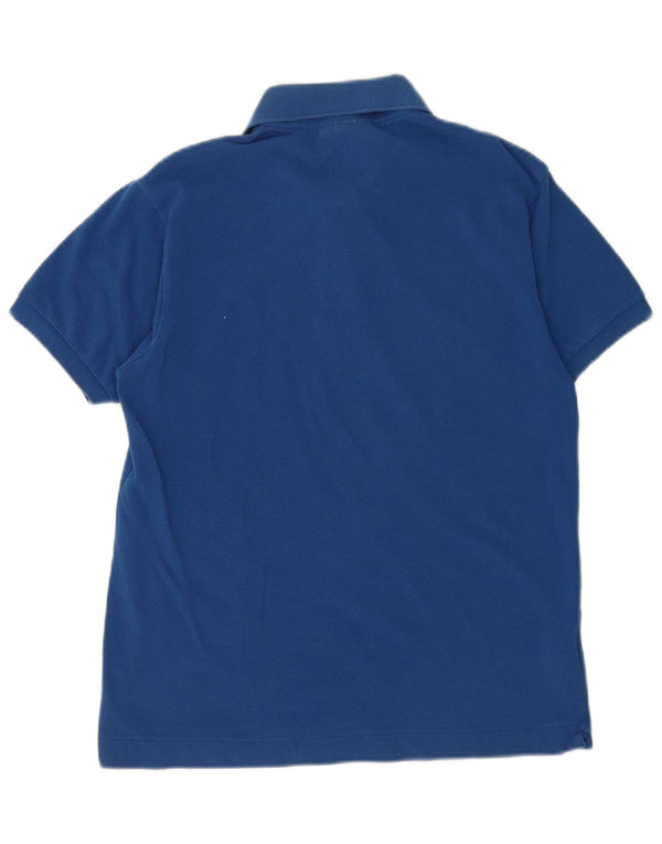 Lacoste Mens Classic Fit Polo Shirt Size 4 Medium Blue Cotton