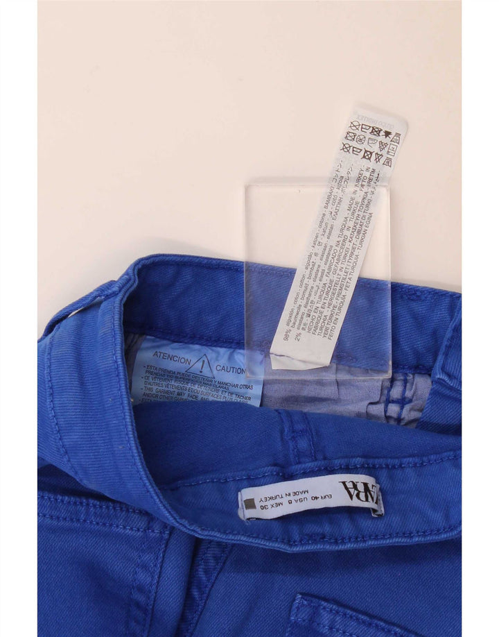 Zara Womens Slim Jeans EU 40 Medium W30 L33 Blue Cotton