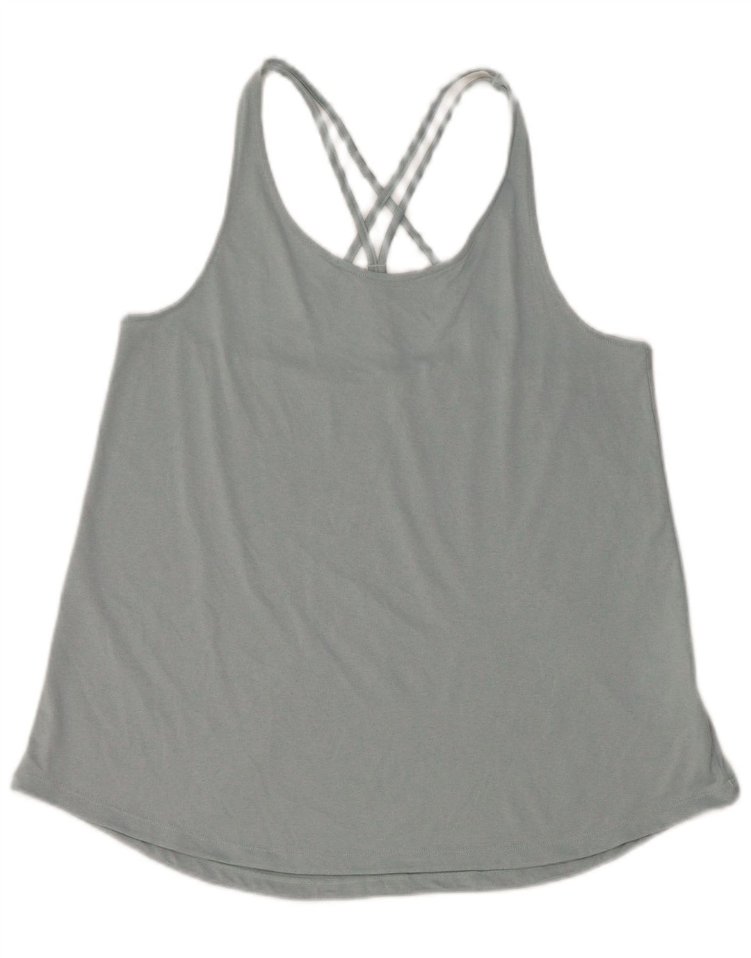 Adidas Womens Aeroready Vest Top UK 14 Large Grey Polyester