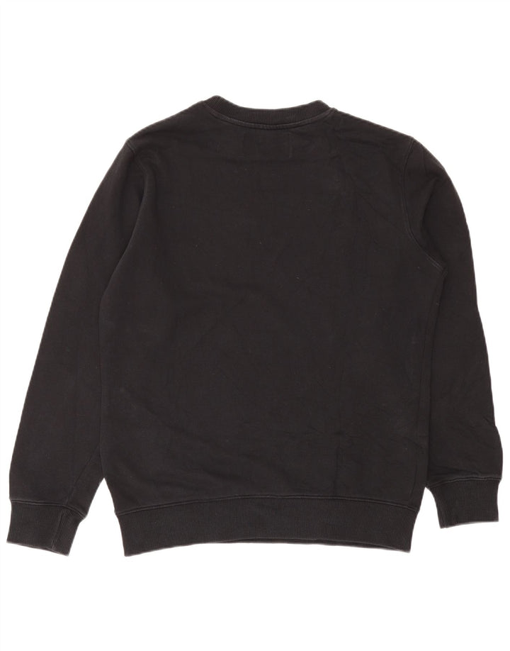 Calvin Klein Mens Graphic Sweatshirt Jumper Medium Black Cotton