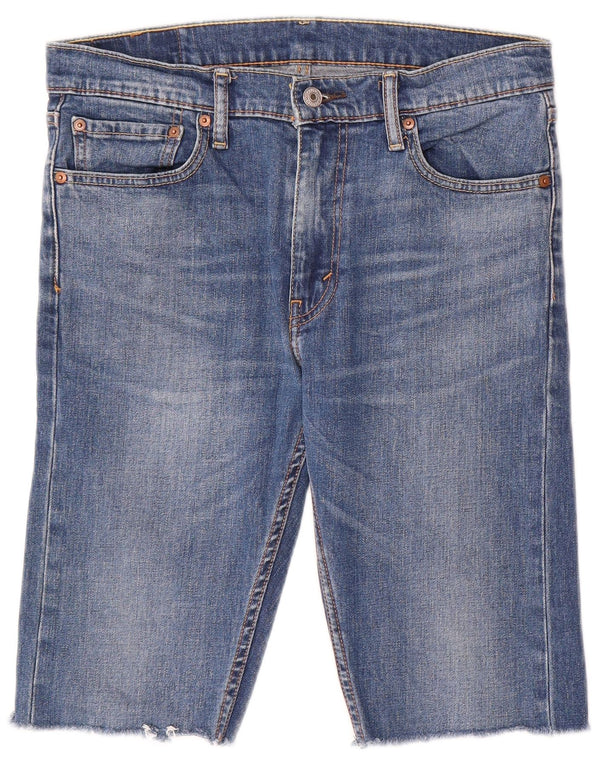 Levi's Mens 510 Denim Shorts W32 Medium Blue Cotton