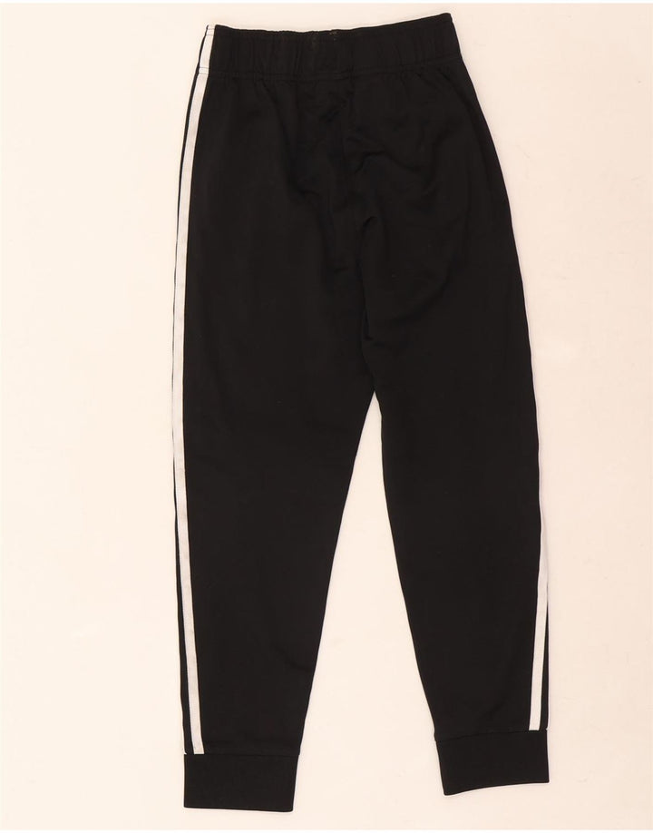 Adidas Boys Tracksuit Trousers Joggers 9-10 Years  Black Polyester