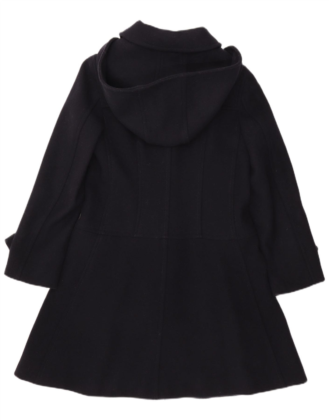 Alberta Ferretti Womens Philosophy Duffle Coat UK 12 Medium Navy Blue